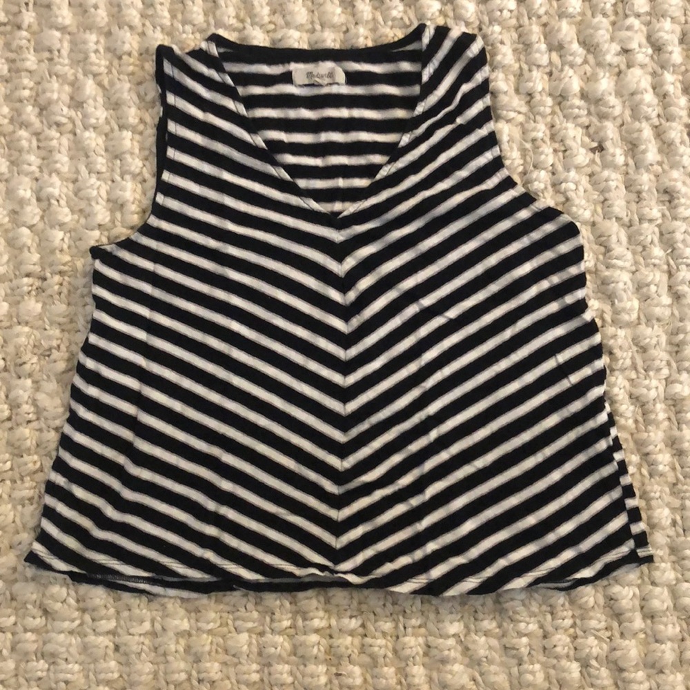 Madewell striped tank
